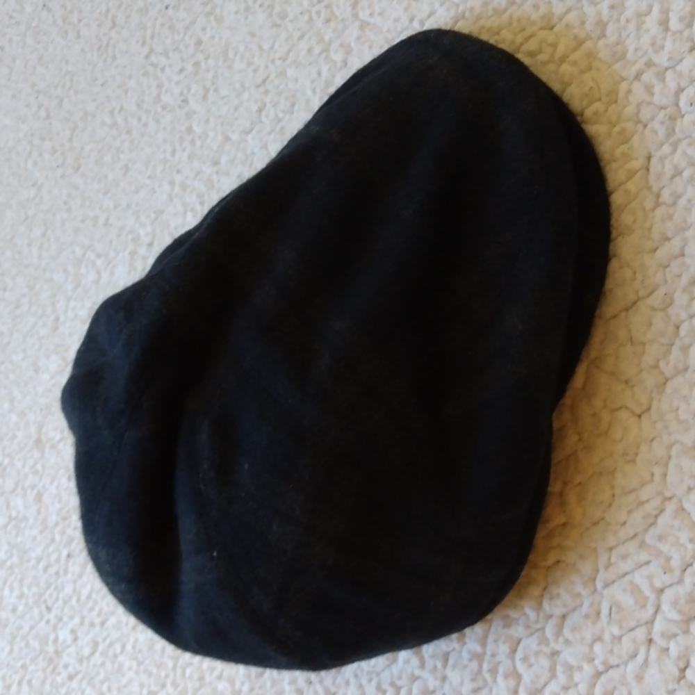 Henschel Hat Co. Large Viscose/Wool Plaid Foldaway Ear Muff Cap